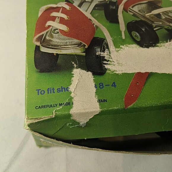 Mothercare Vintage Roller Skates Kids 8-4 Made in Britain Rollschuhe 25-37 Red - Picture 13 of 14